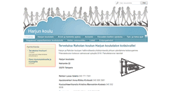 Desktop Screenshot of harjunkoulu.yhdistysavain.fi