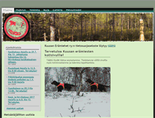 Tablet Screenshot of kuusaneramiehet.yhdistysavain.fi