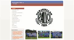 Desktop Screenshot of harjavallanpallo.yhdistysavain.fi