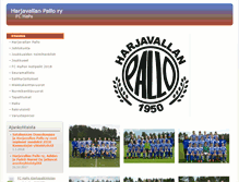 Tablet Screenshot of harjavallanpallo.yhdistysavain.fi